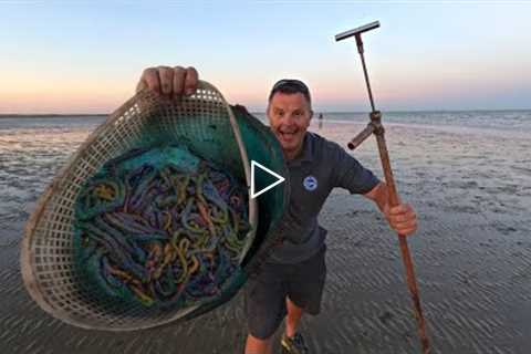 How to collect Lugworm - A simple, effective method to SAVE Money and catch fish more Fish!