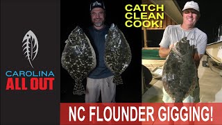 Cape Lookout Flounder Gigging……|Carolina ALL OUT|