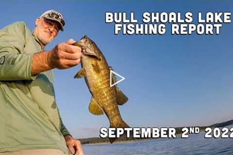 Bull Shoals Lake Fishing Report | September 2 2022 | Del Colvin