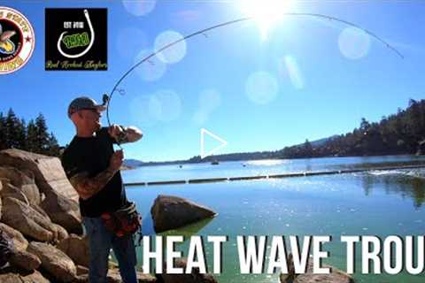 Fishing Big Bear Lake During a Summer Heat Wave