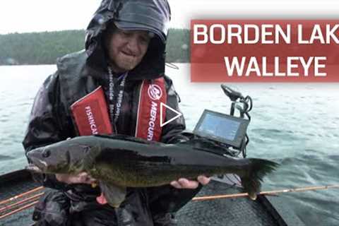 Walleye Fishing In The Rain | Borden Lake | Fish'n Canada