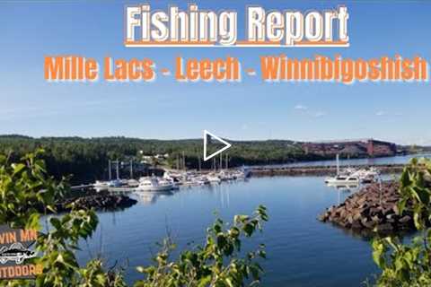 Fishing Report: Mille Lacs Lake, Leech Lake & Lake Winnibigoshish 08-26-2022