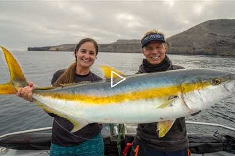 GIANT Yellowtail! FISH of a LIFETIME! Catch, Clean & Cook! California Fishing!