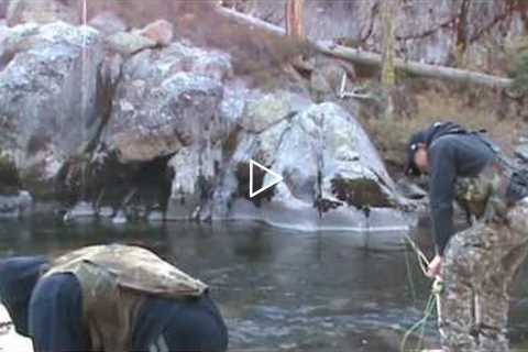 Guy falls in river HILARIOUS