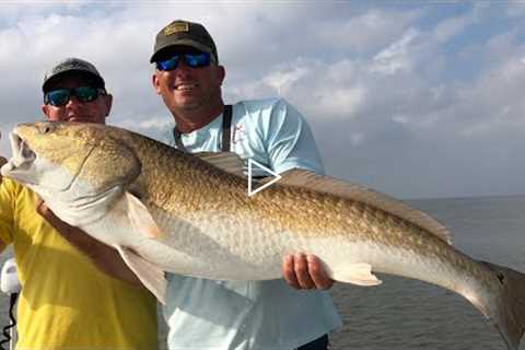 Giant Red Drum {Catch Clean Cook} Largest Redfish I've ever caught!