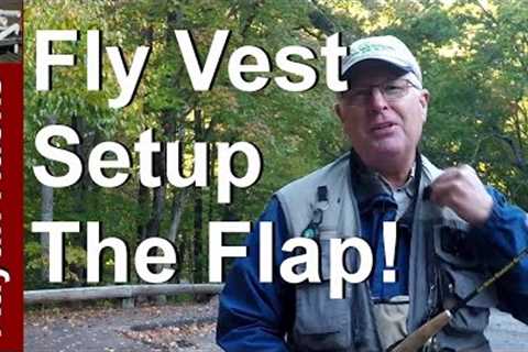 Fly Fishing Tip - How to Use the Fishing Vest Rod Holder