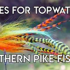 Topwater Flies for Northern Pike