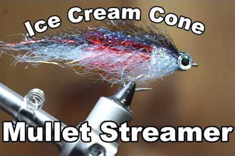 Ice Cream Cone Mullet - UNDERWATER FOOTAGE! - McFly Angler Fly Tying Tutorials