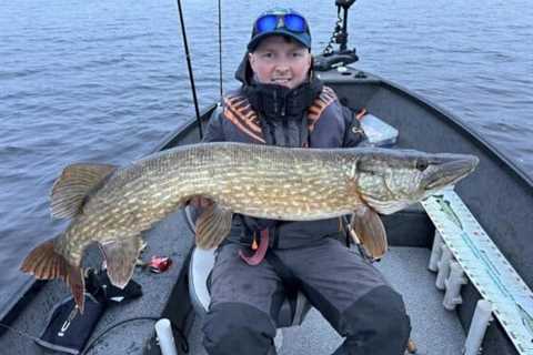 Great end of year piking for guides and guests on Lough Derg